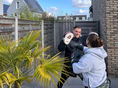 Personal trainer aan huis boksen