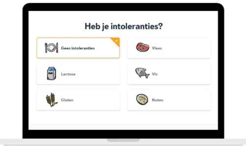 Voedingsschema voor afvallen